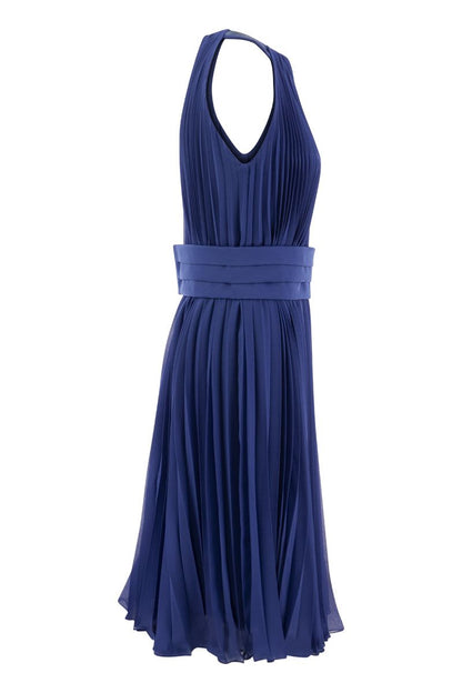 GOLENA - Sleeveless pleated dress - VOGUERINI