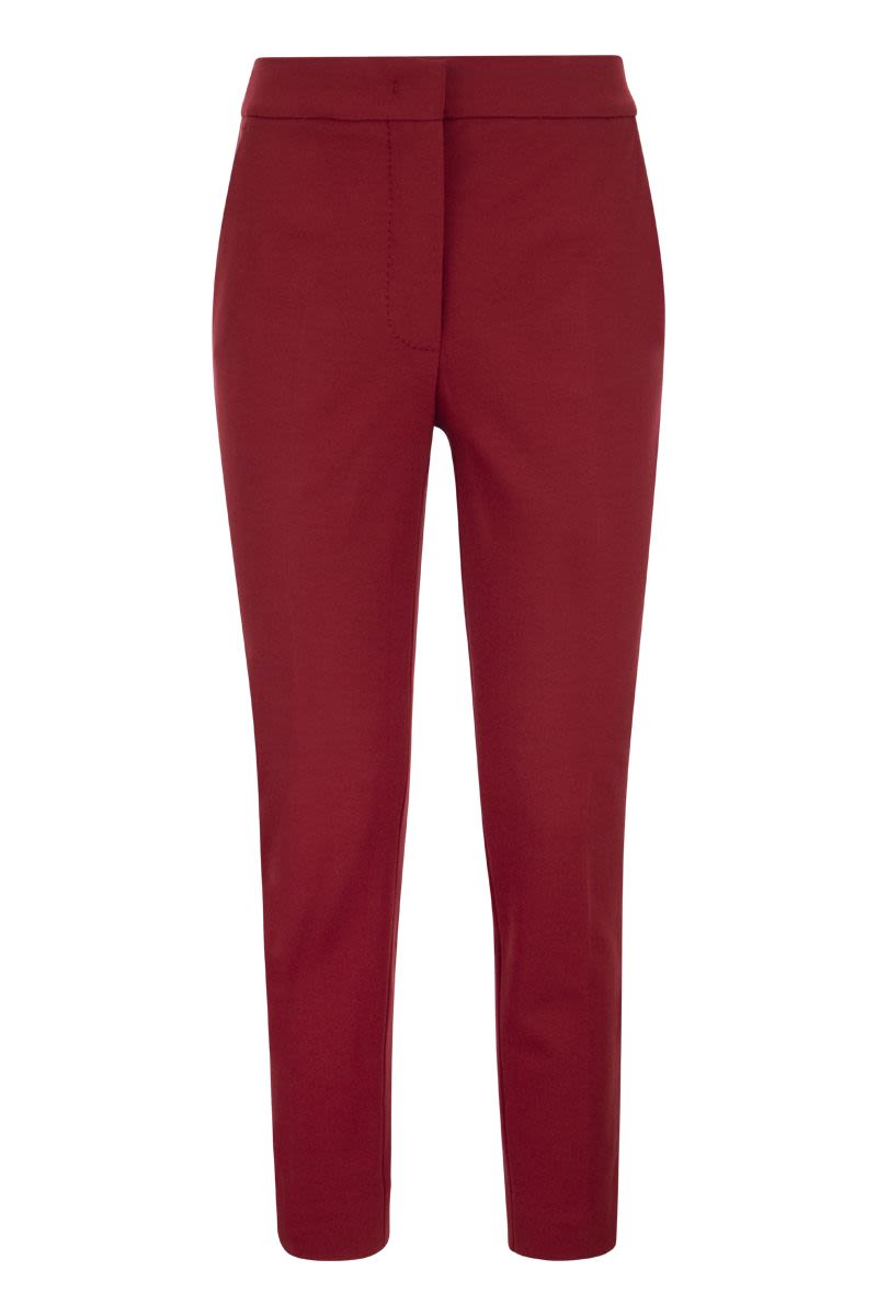 PEGNO - Viscose jersey trousers - VOGUERINI