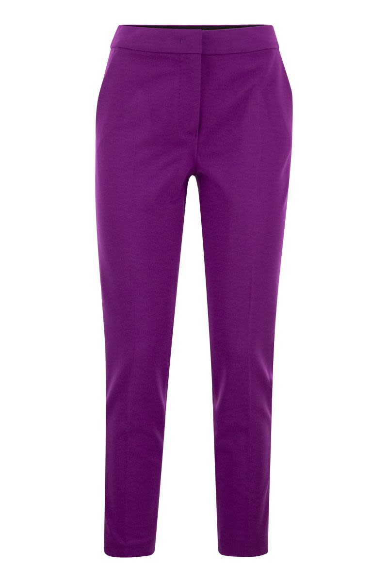 TANGA - Jersey tuxedo trousers - VOGUERINI