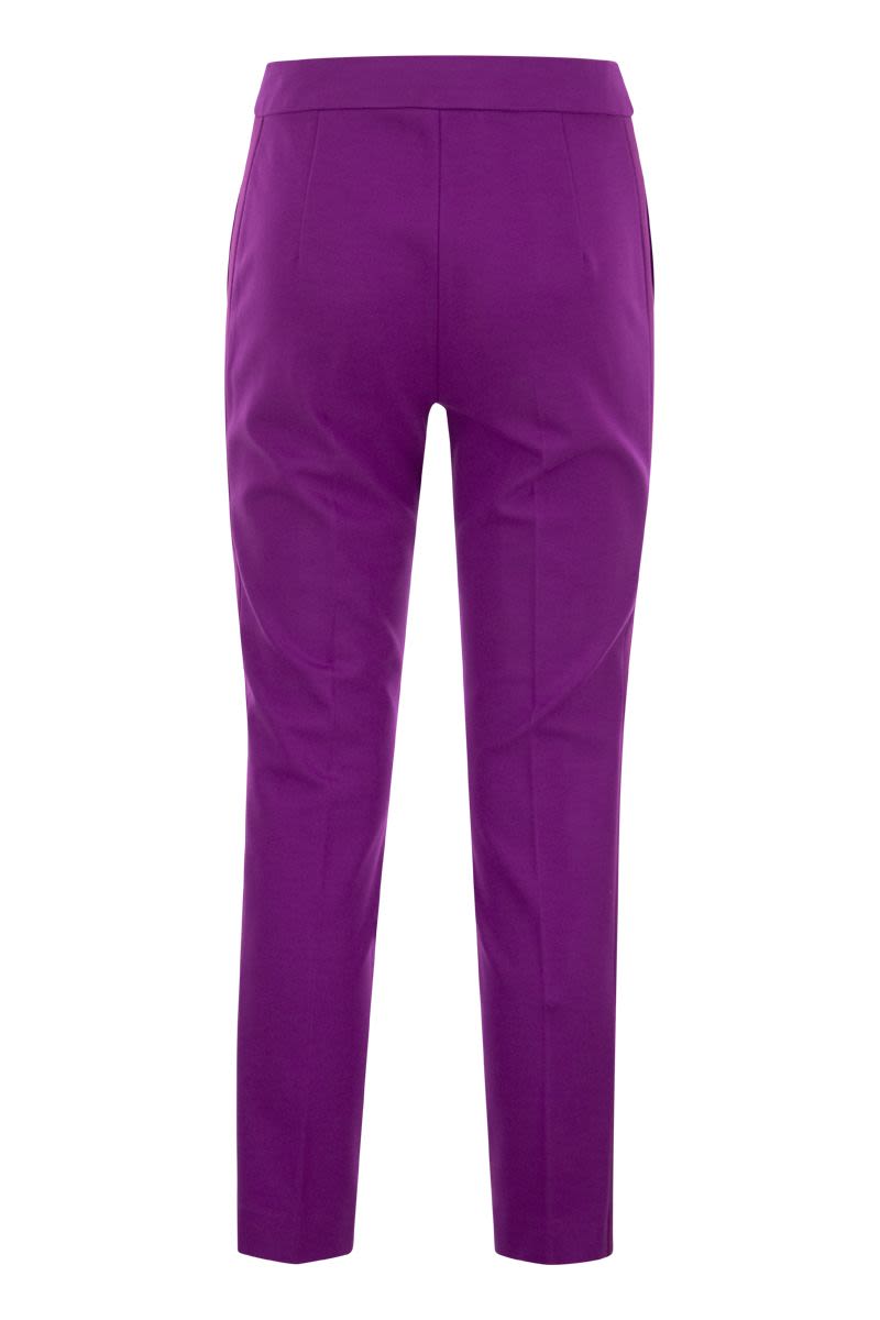 TANGA - Jersey tuxedo trousers - VOGUERINI