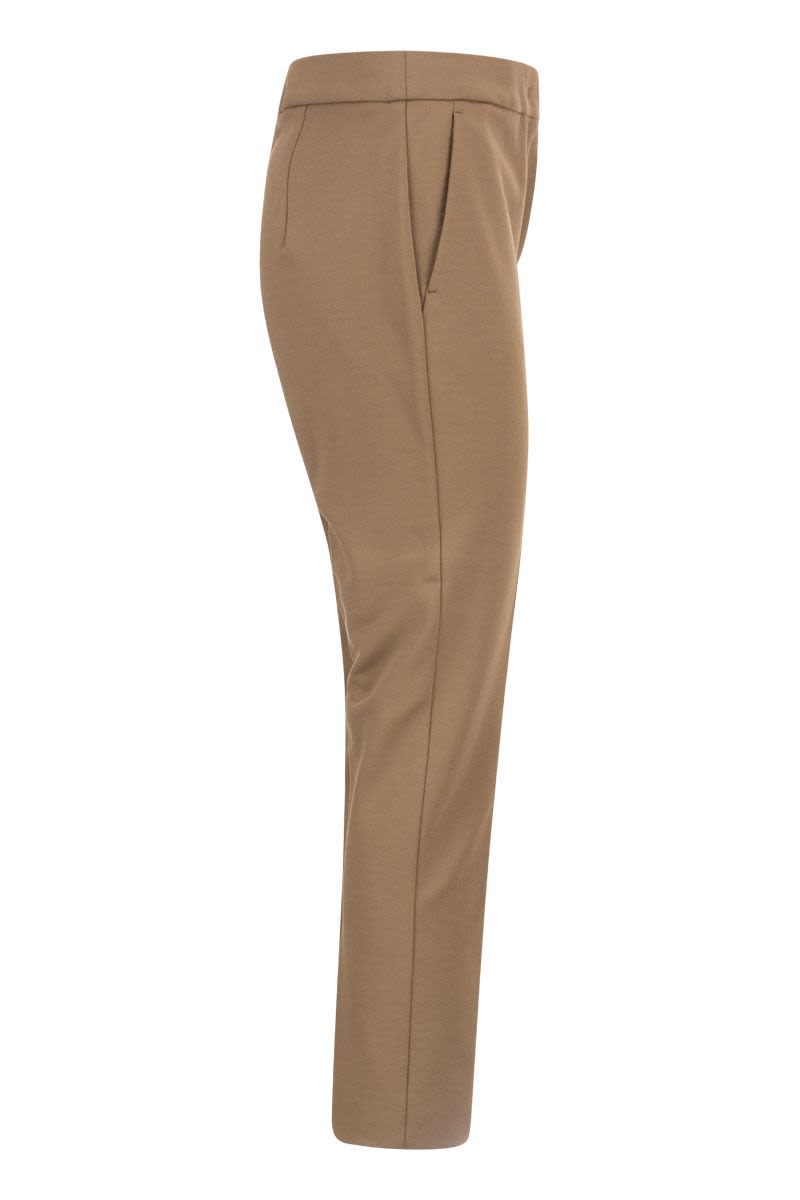 PEGNO - Viscose jersey trousers - VOGUERINI