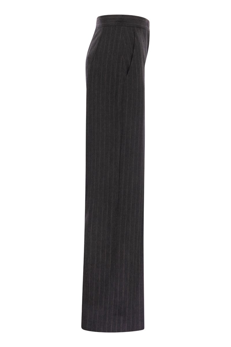 REA - Pinstripe jersey trousers - VOGUERINI