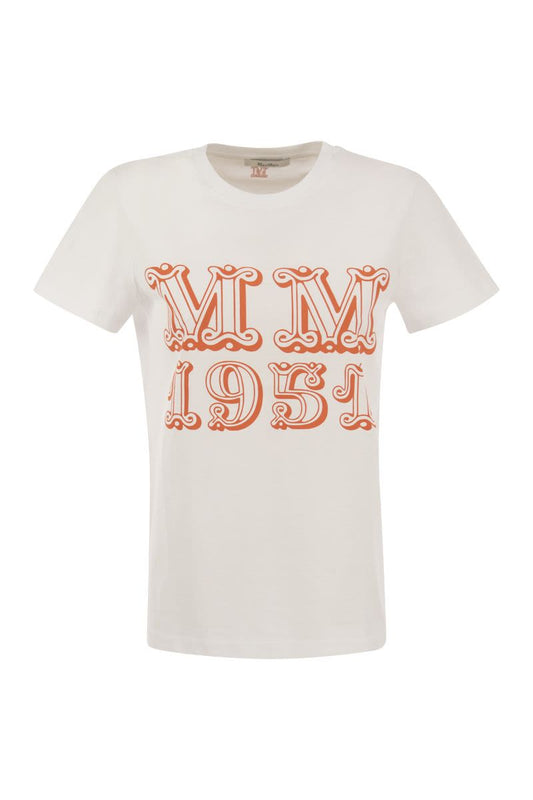 MINCIO - Cotton T-shirt with print - VOGUERINI