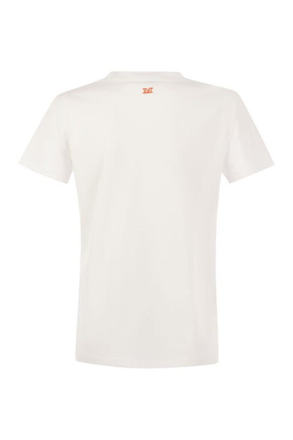 MINCIO - Cotton T-shirt with print - VOGUERINI