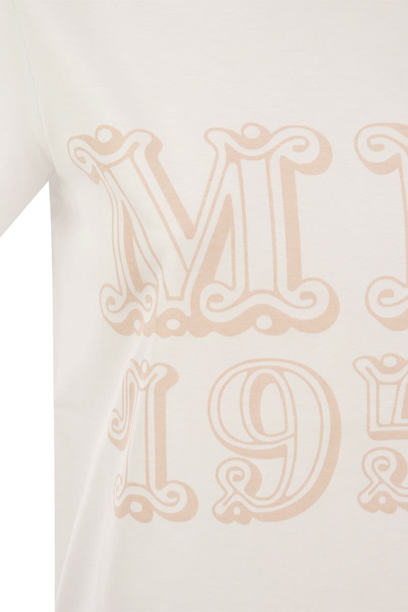 MINCIO - Cotton T-shirt with print - VOGUERINI