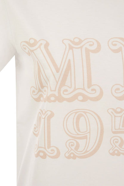 MINCIO - Cotton T-shirt with print - VOGUERINI