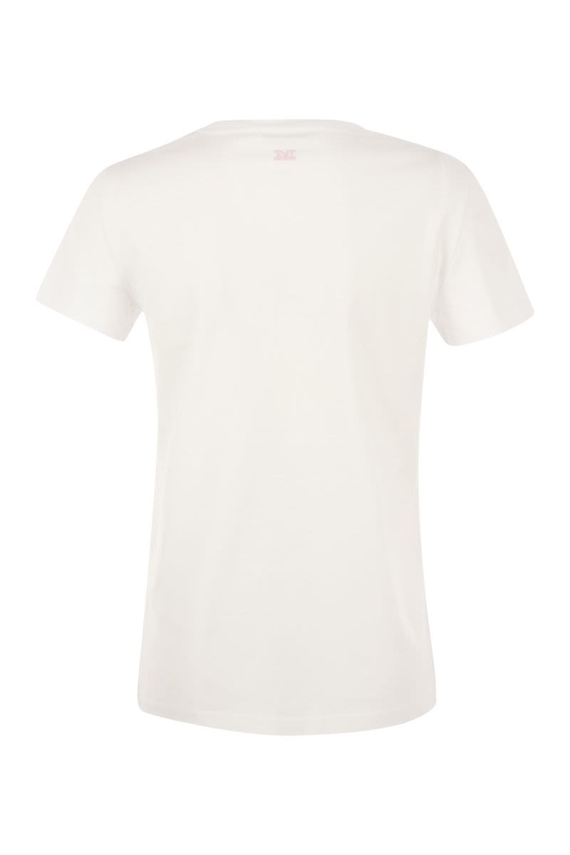 MINCIO - Cotton T-shirt with print - VOGUERINI