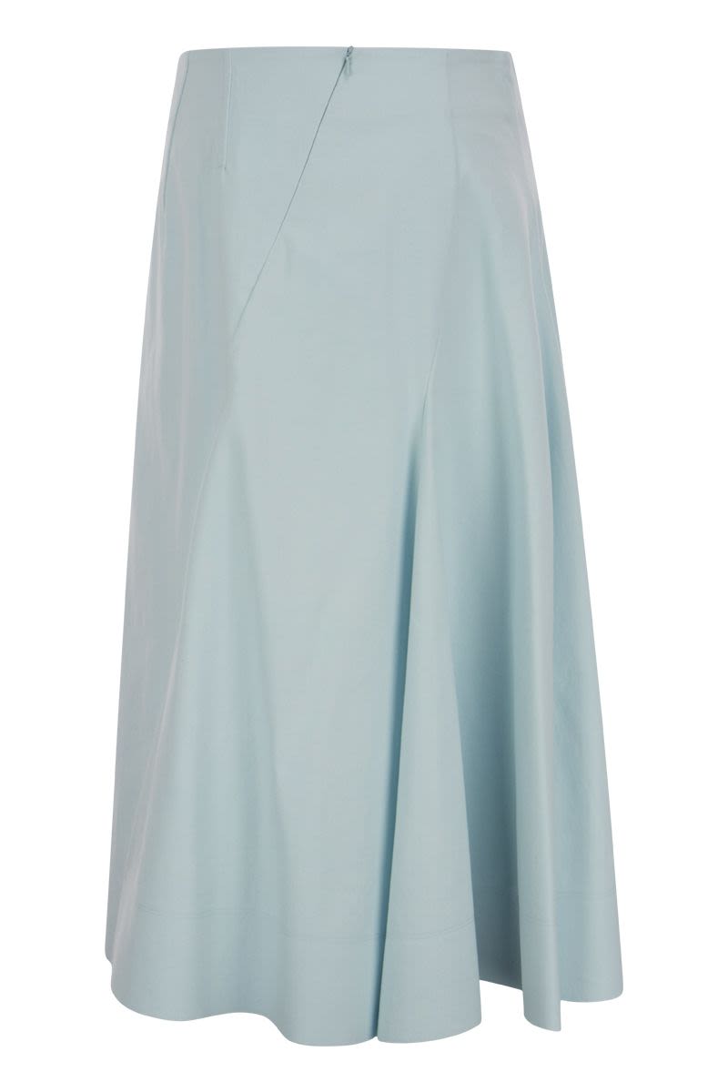 GHISA - Asymmetrical skirt with godet - VOGUERINI