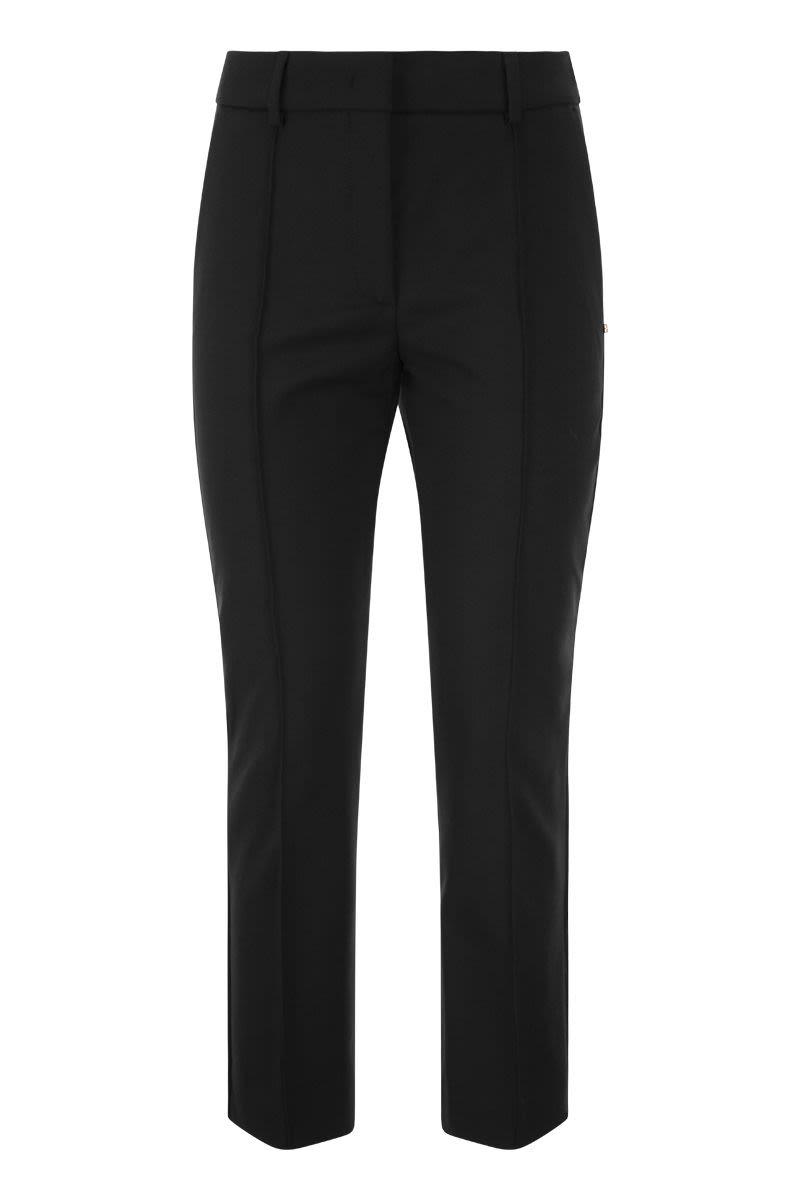 ASIAGO - Cotton mini flare trousers - VOGUERINI