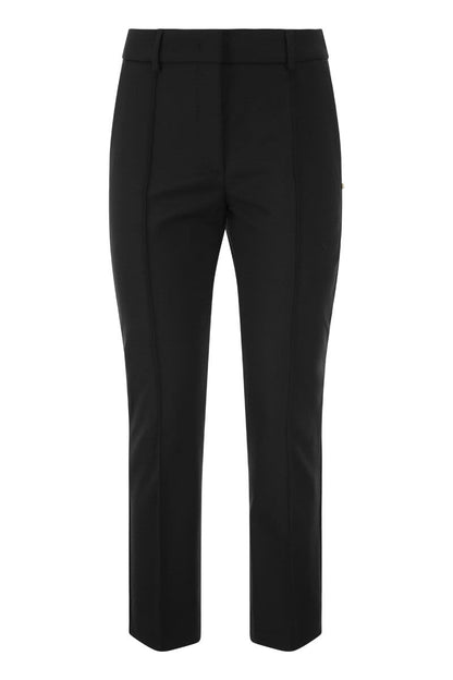 ASIAGO - Cotton mini flare trousers - VOGUERINI