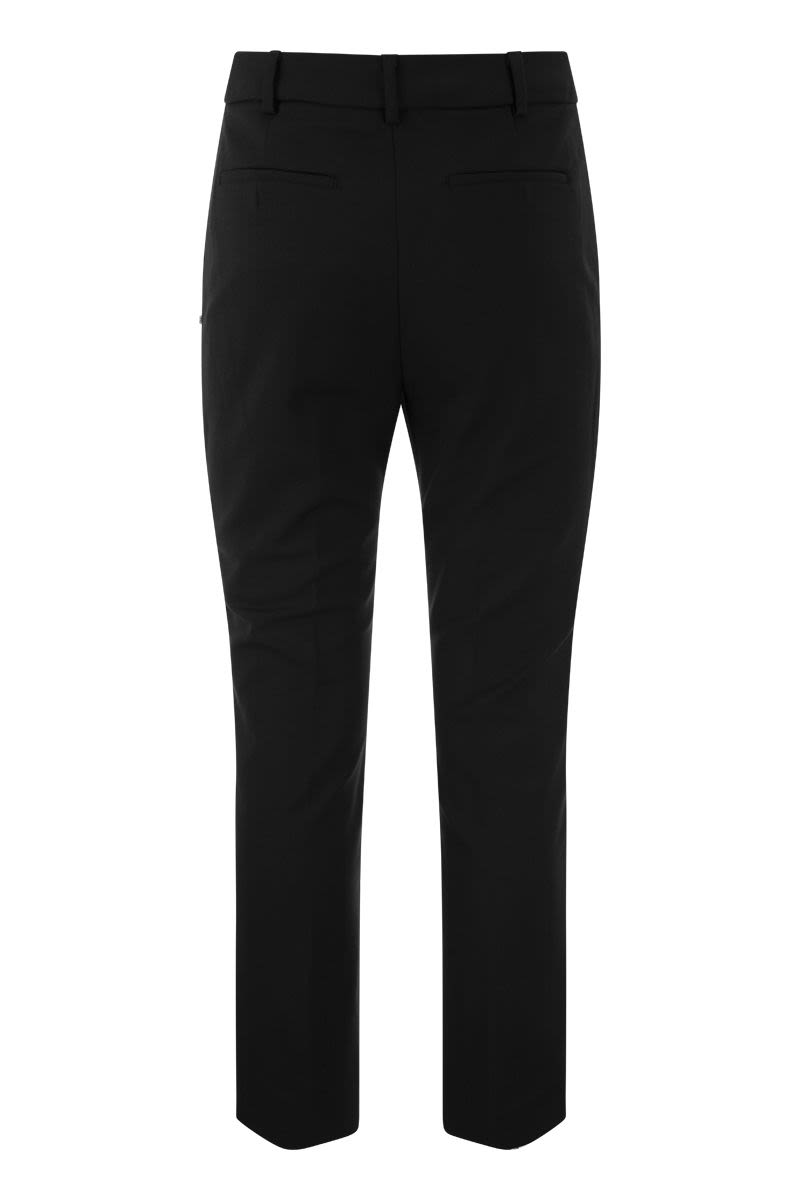 ASIAGO - Cotton mini flare trousers - VOGUERINI