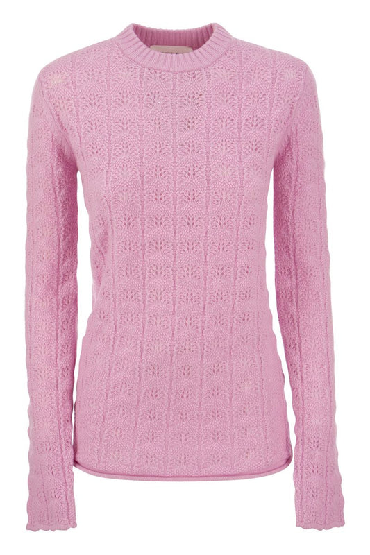 ANGIO - Cashmere-blend sweater - VOGUERINI