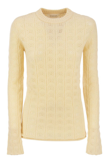 ANGIO - Cashmere-blend sweater - VOGUERINI