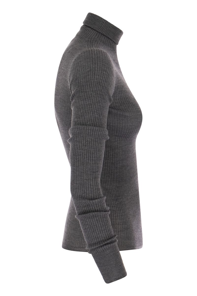 FLAVIA - Turtleneck sweater in virgin wool - VOGUERINI