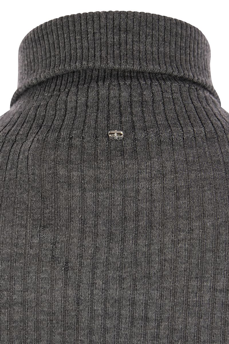 FLAVIA - Turtleneck sweater in virgin wool - VOGUERINI