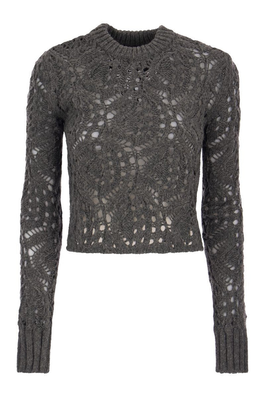 MITO - Knitted sweater in wool blend - VOGUERINI