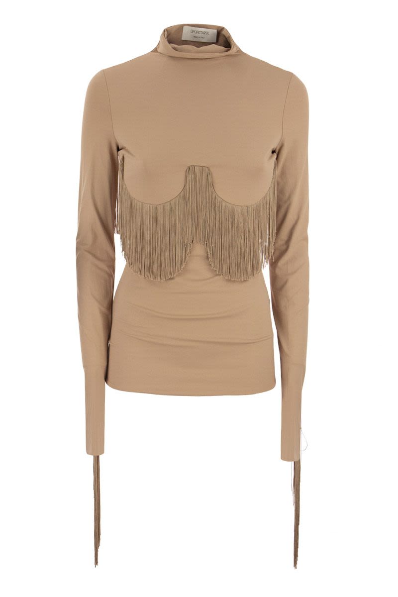 WIEN - Long fringed jumper - VOGUERINI