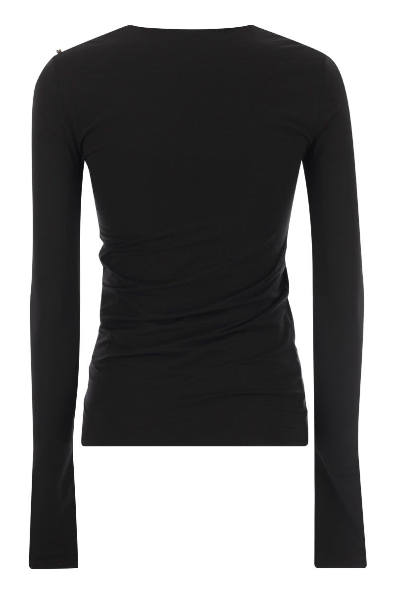 FOLK - Tight-fitting jersey top - VOGUERINI