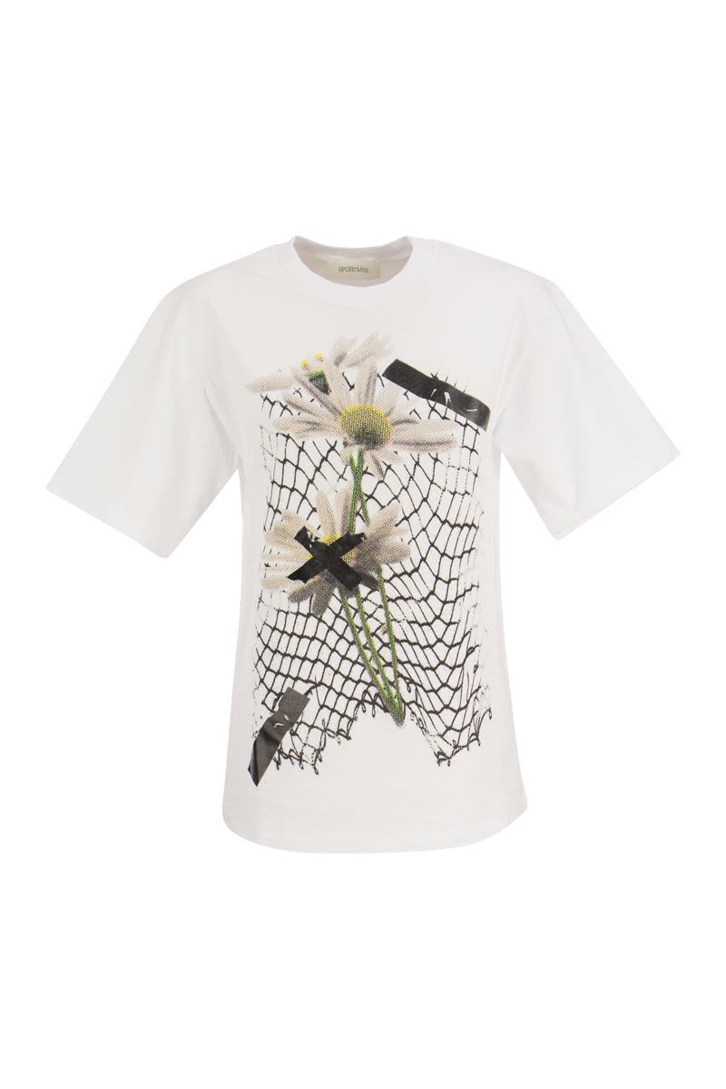 TONICO - T-shirt with frontal print - VOGUERINI