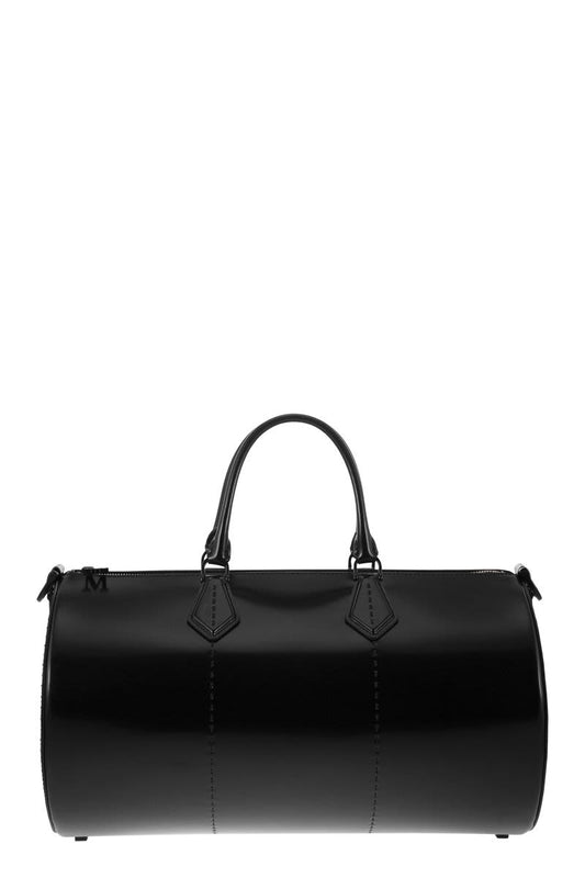 BRUSHEDROLL L - Leather handbag - VOGUERINI