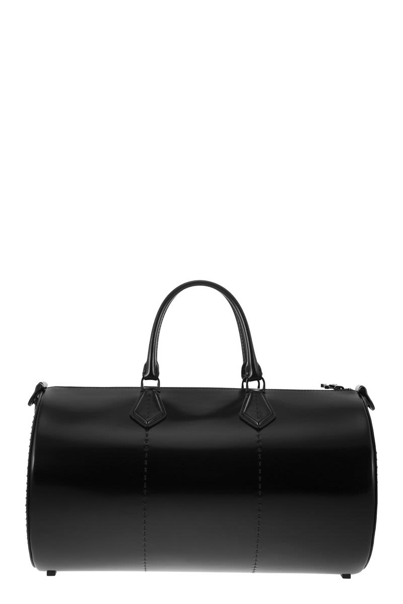BRUSHEDROLL L - Leather handbag - VOGUERINI