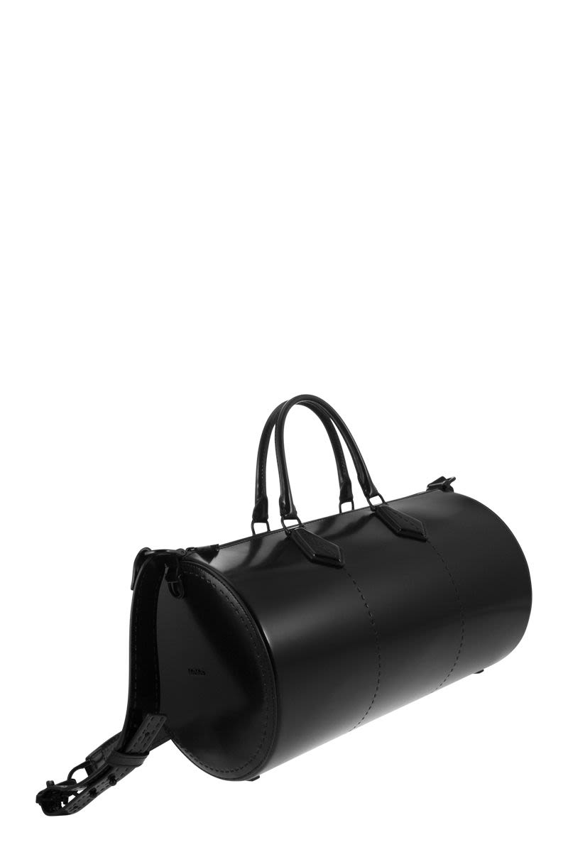 BRUSHEDROLL L - Leather handbag - VOGUERINI