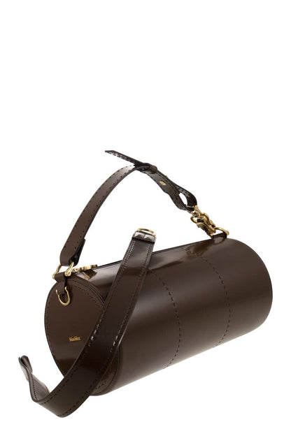 BRUSHEDROLL M - Leather handbag - VOGUERINI