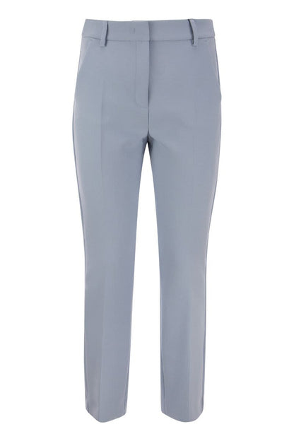 RANA - Viscose canvas trousers - VOGUERINI