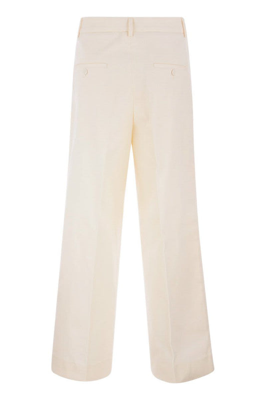 VASTO - Cotton trousers - VOGUERINI