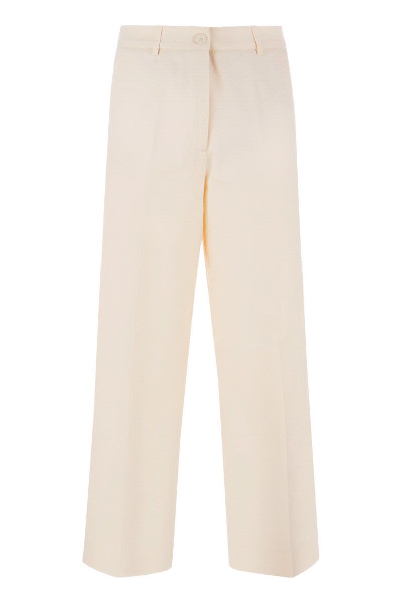 VASTO - Cotton trousers - VOGUERINI