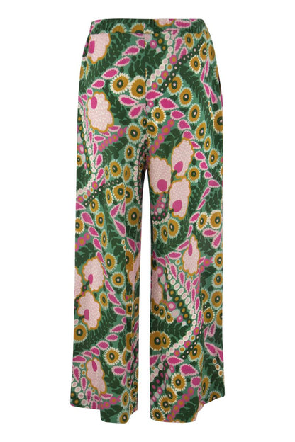 KARMAN - Pure silk trousers - VOGUERINI