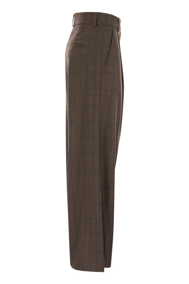 MAESA - Wool flannel trousers - VOGUERINI