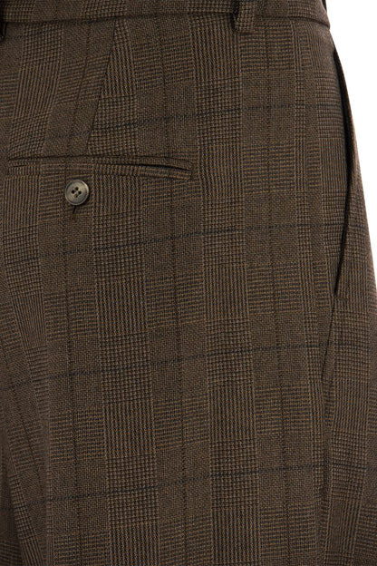 MAESA - Wool flannel trousers - VOGUERINI