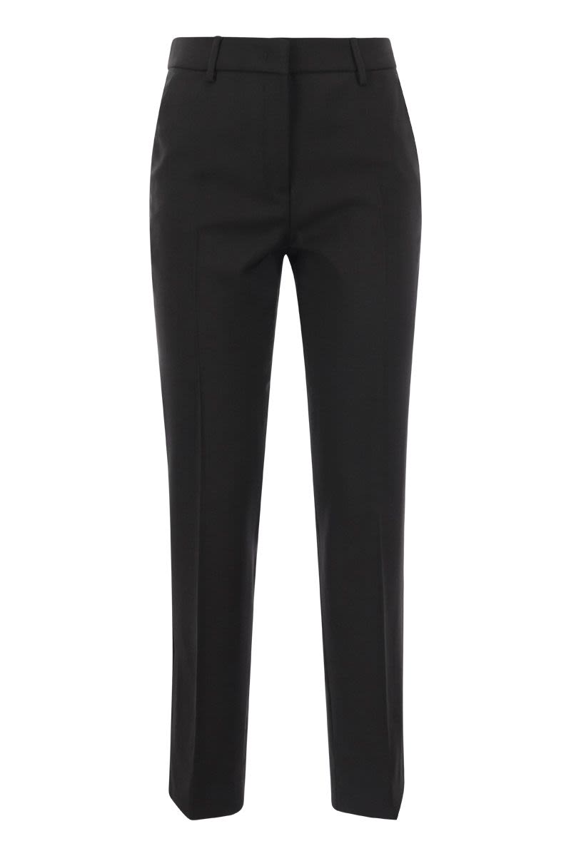 CANON - Wool cigarette trousers - VOGUERINI