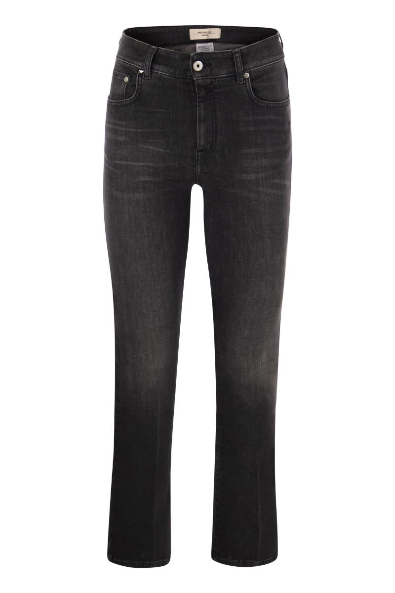 VAIMY - Flared jeans in cotton denim - VOGUERINI