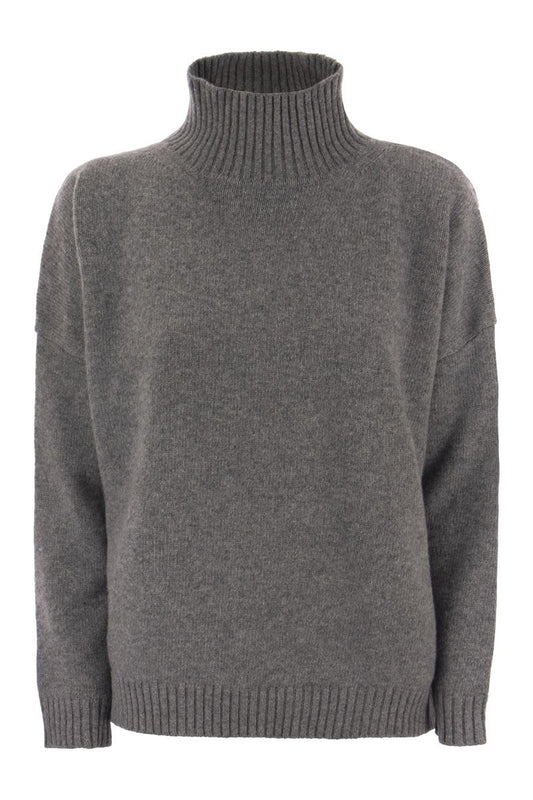 BENITO - Wool turtleneck knitwear - VOGUERINI