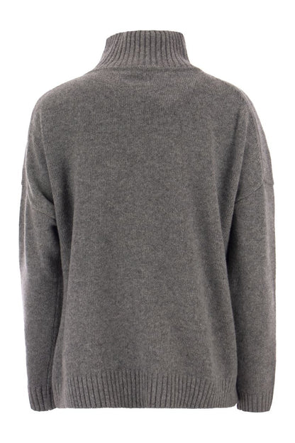 BENITO - Wool turtleneck knitwear - VOGUERINI