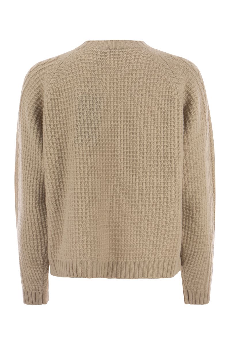 ELID - Crew-neck sweater in wool yarn - VOGUERINI