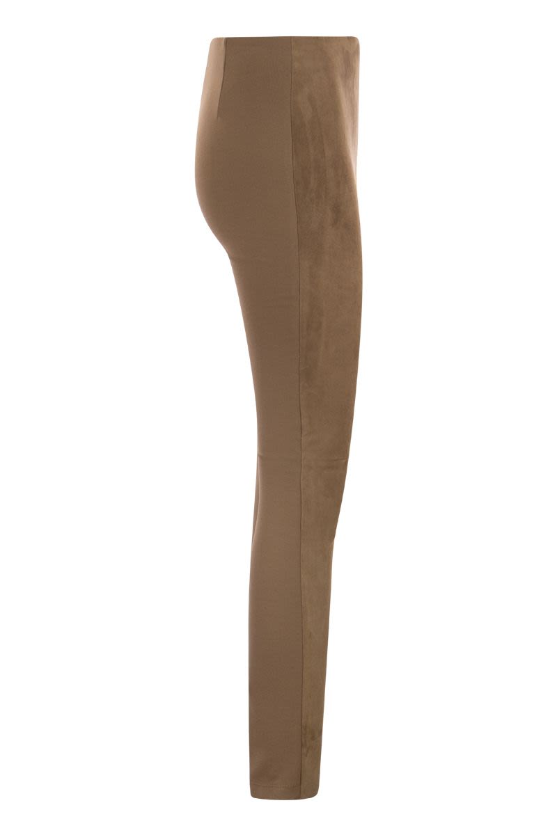 BAHAMAS - Suede trousers - VOGUERINI