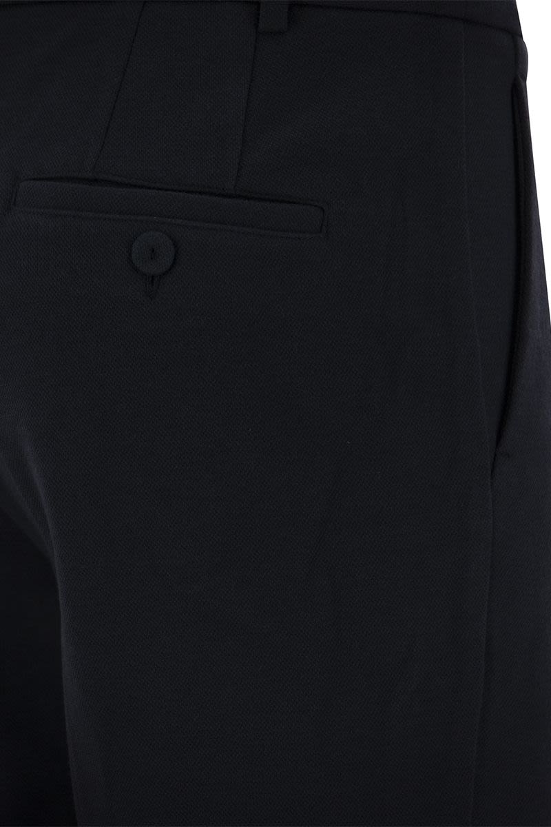 BASCO - Jersey Trousers - VOGUERINI