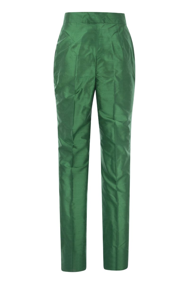 CALADIO - Silk Taffeta Trousers - VOGUERINI