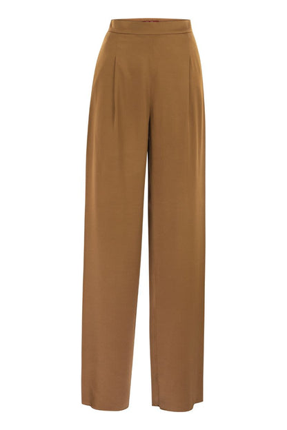 PALLIDA - Wide trousers with pence - VOGUERINI