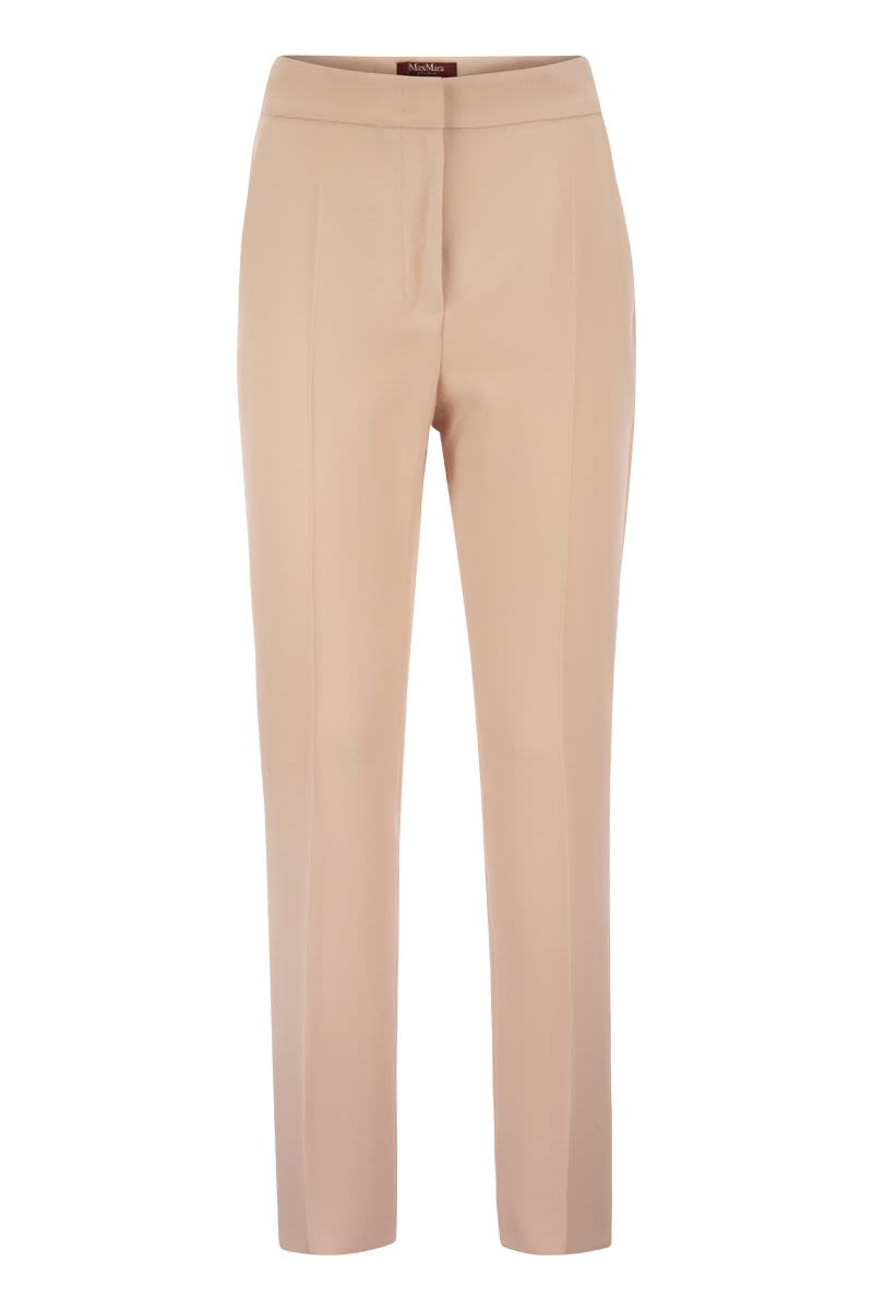 HODEIDA - Viscose jersey trousers - VOGUERINI