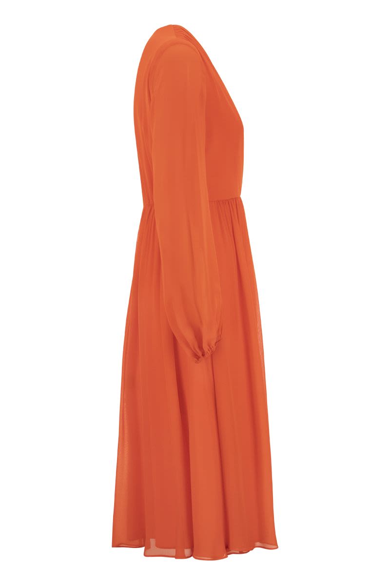 UGOLINA - V-neck dress - VOGUERINI