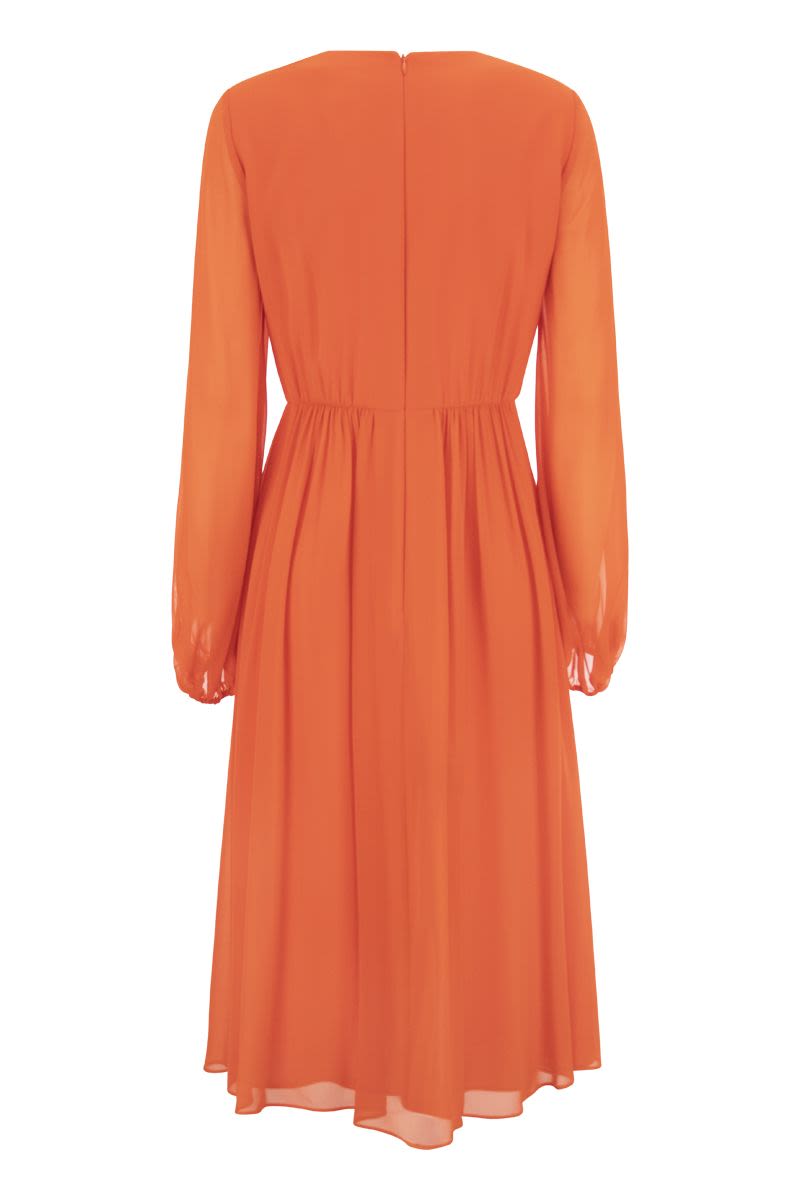 UGOLINA - V-neck dress - VOGUERINI