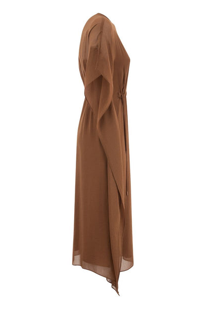 CALENDA - Silk blend dress - VOGUERINI