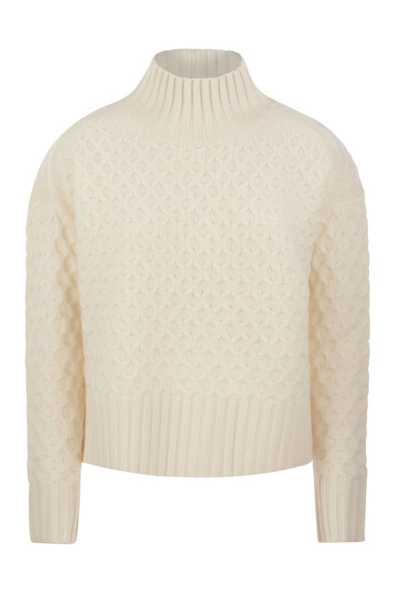 VALDESE - Wool and cashmere turtleneck sweater - VOGUERINI