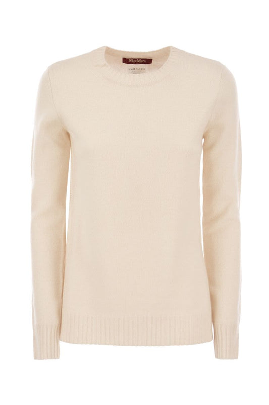 GIOTTO - Crew-neck jumper in cashmere yarn - VOGUERINI