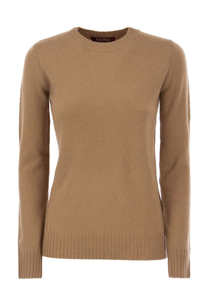 GIOTTO - Crew-neck jumper in cashmere yarn - VOGUERINI