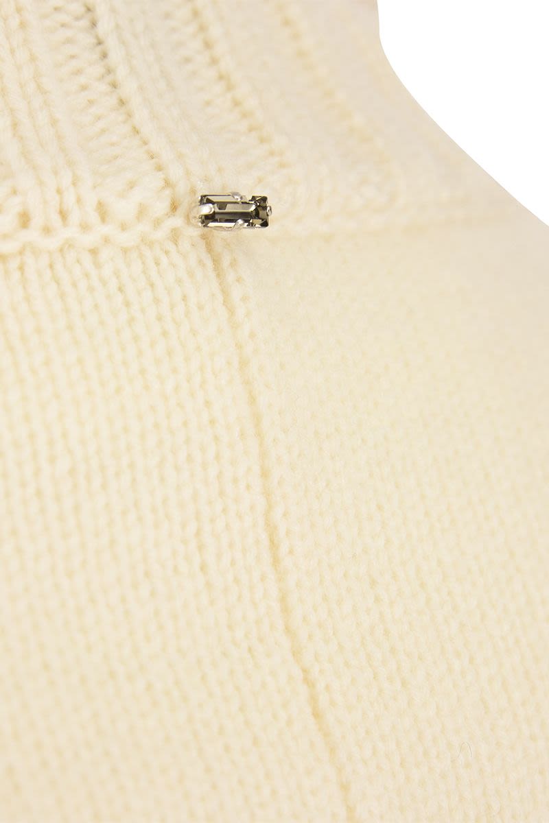 MAIORCA - Wool and cashmere crew-neck knitwear - VOGUERINI